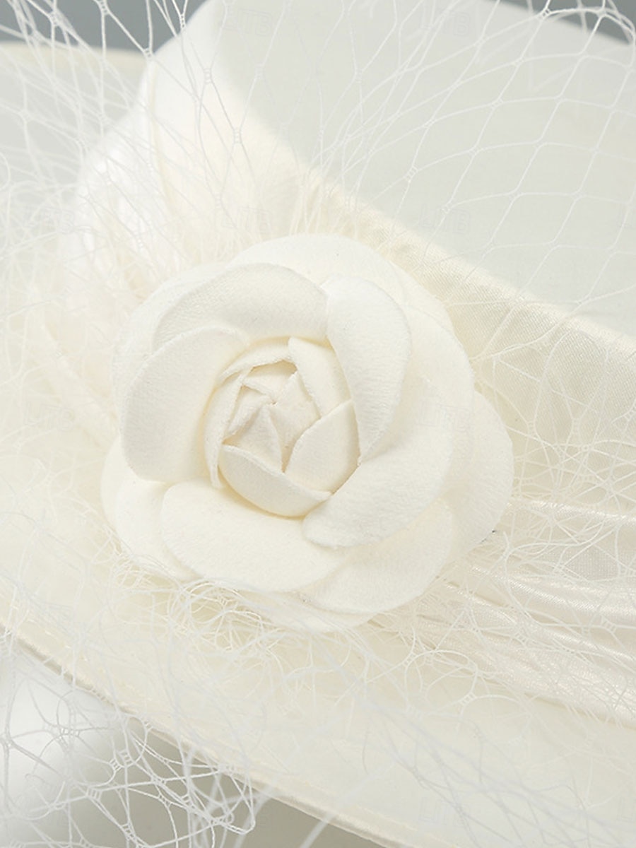 Headdress Sinamay Veil Hat Wedding Elegant Vintage Cute With Cap Headpiece Headwear Fascinators Race Day Dress 2026 - $28.99 –P4