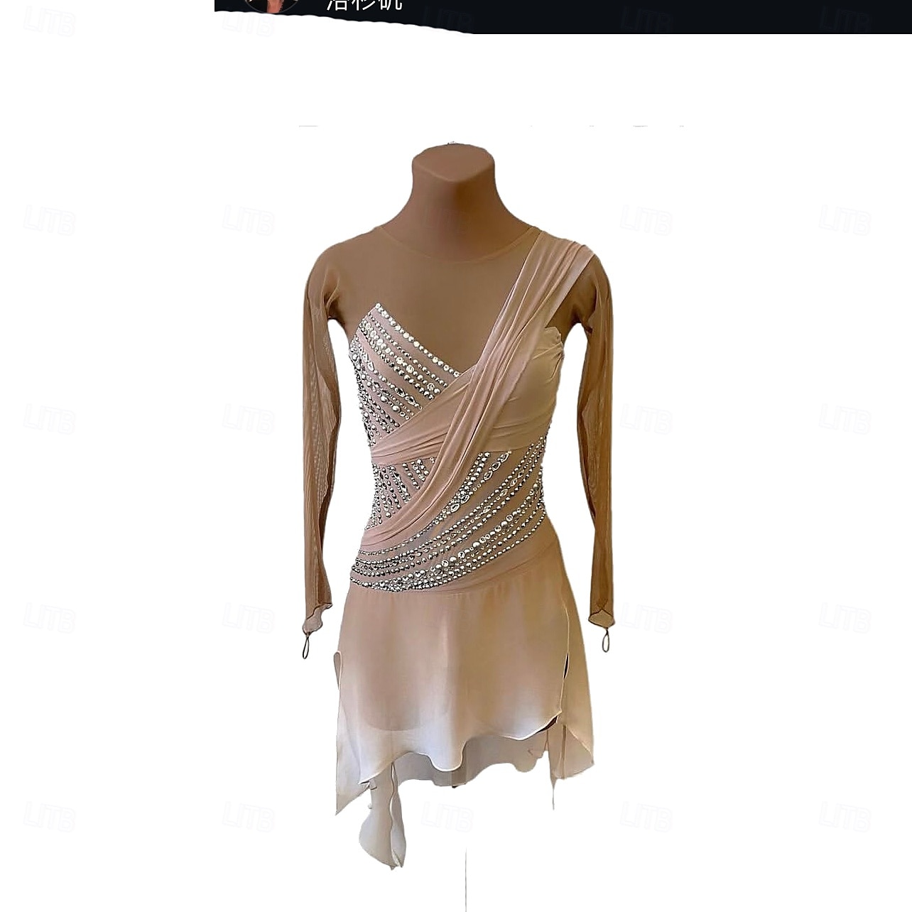 Vestito da pattinaggio artistico Per donna Da ragazza Pattinaggio sul ghiaccio Vestiti Rosa Foro per pollice tintura sfumata Elevata elasticità Professionale Competizione Vestiti da pattinaggio sul del 2026 a $252.39 –P2