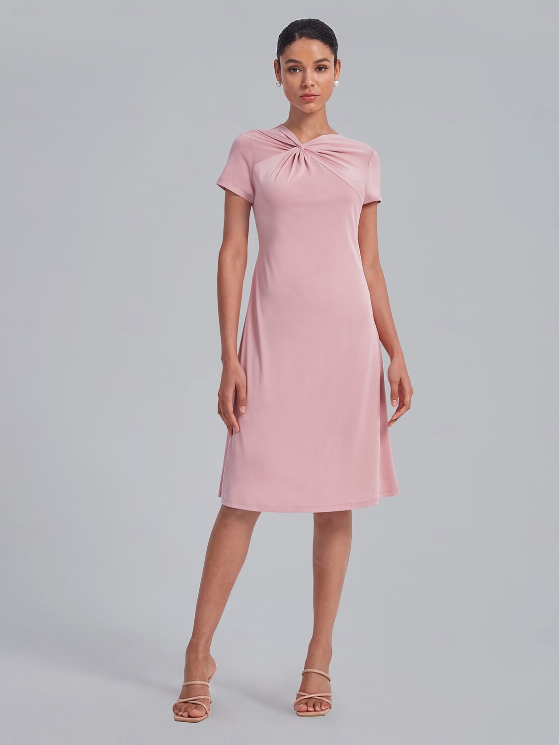 asymmetrical dress floral BUXOM COUTURE Asymmetric Ruffle Dress