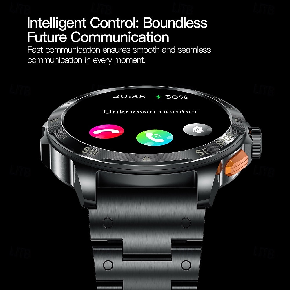 696 AK77 Smart Watch 1.43 inch Smart Band Fitness Bracelet Bluetooth Pedometer Call Reminder Sleep Tracker Compatible with Android iOS Women Men Hands-Free Calls Message Reminder Camera Control IP 67 2025 - $57.99 –P9