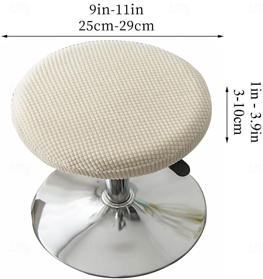 coprisedia elasticizzato cuscino rotondo cuscino morbido coprisedia corto coprisedile copriscarpe elasticizzato per casa ufficio bar ristorante coprisedia da ufficio coprisedia rotondo del 2025 a $12.49 –P4