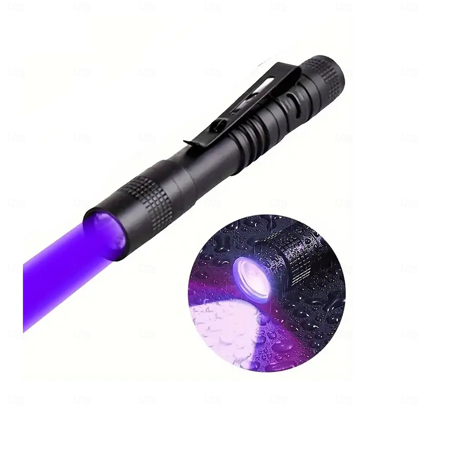 Linterna ultravioleta multifunción de 6 piezas, linternas de luz negra para exteriores a prueba de agua y caminos con función de iluminación, violeta 3,2 V 3 W para patio de camping en piscina 2025 - $35.99 –P7