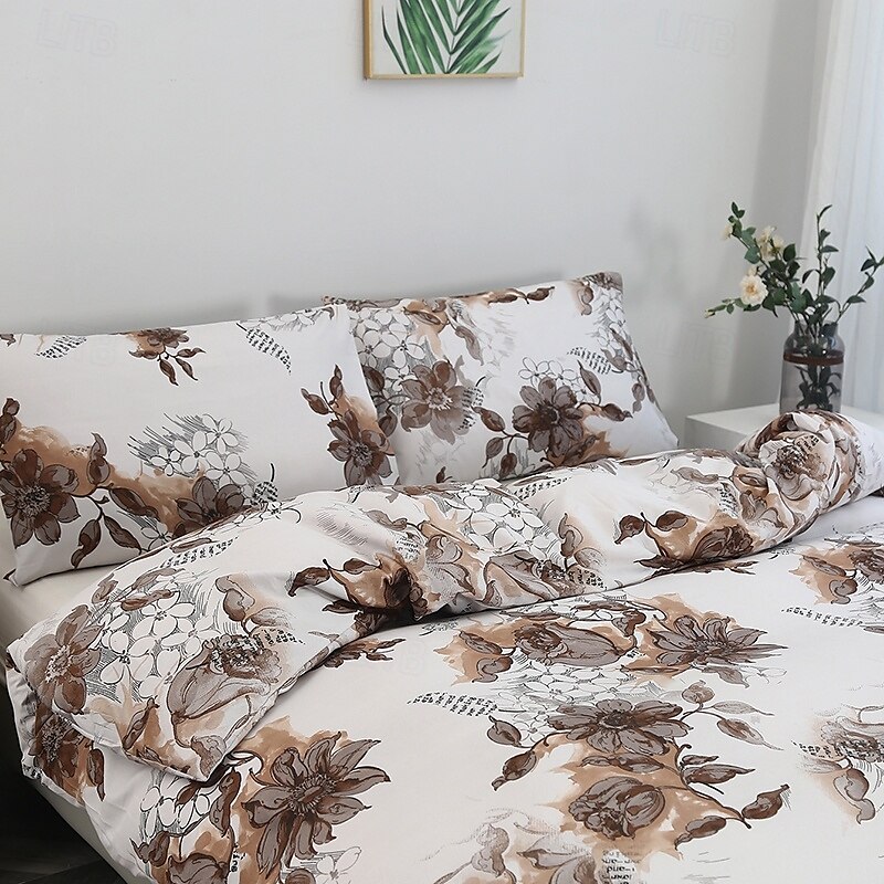 King Size Duvet Cover Set Simple Kingsize Bedding Bed Set Soft Brushed Microfiber with Zipper Closure Quilt Cover with 2 Pillowcases 2025 - $68.99 –P11