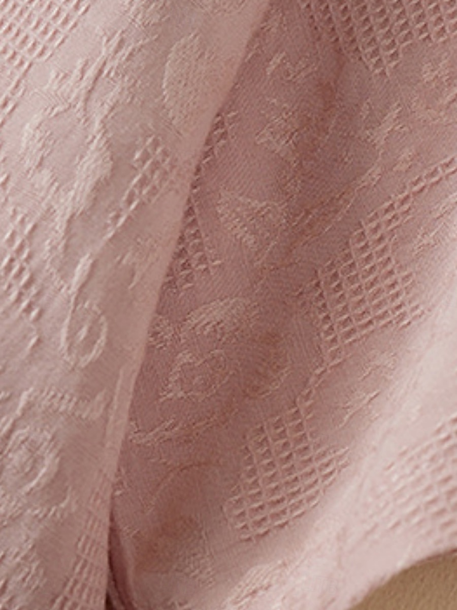 Femmes Chemise Chemisier Chemises en coton et lin Couleur Unie Basique Occasionnel Manche 3/4 Col ras du cou Hauts Réguliers Quotidien Boutons Rose Claire Bleu Été de 2025 ? $29.99 –P4