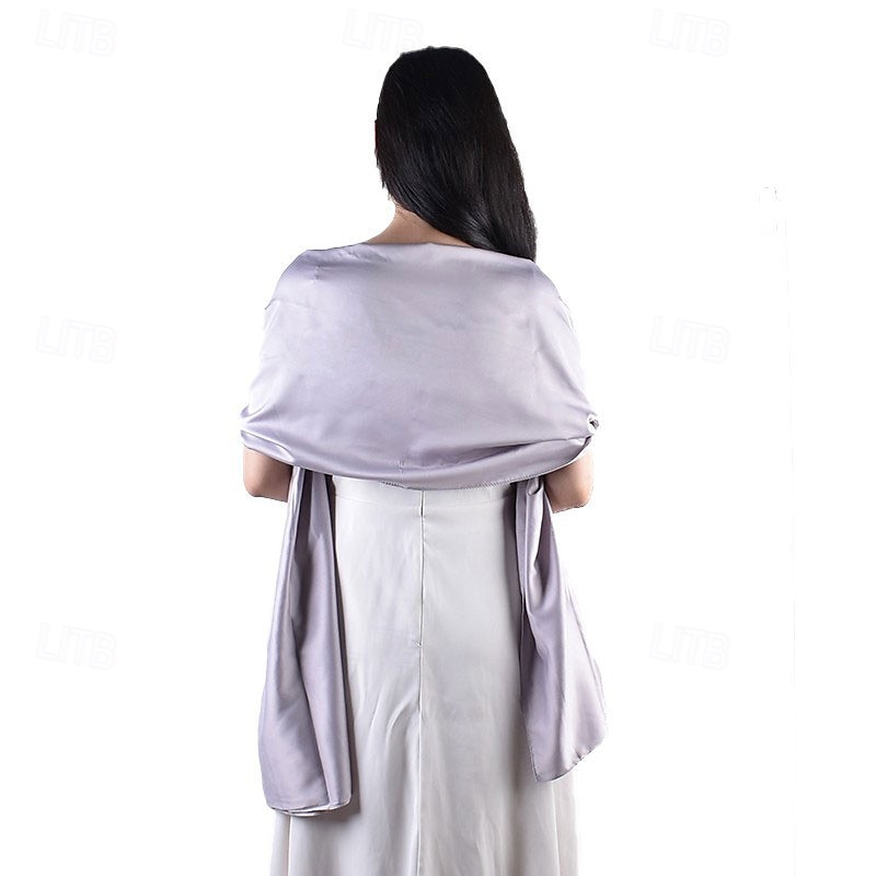csillogó fémes pashmina kendő sál esti parti menyasszonyi esküvői hivatalos ruhákhoz 2025 - $15.49 –P15