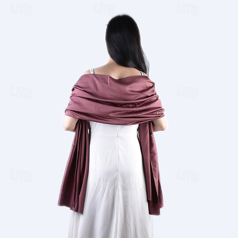 csillogó fémes pashmina kendő sál esti parti menyasszonyi esküvői hivatalos ruhákhoz 2025 - $15.49 –P18