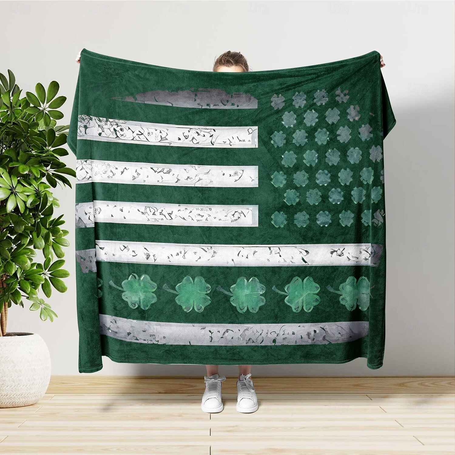 St. Patrick's Day Blankets & Throws – Celebrate Irish Spirit with Cozy, Festive Designs. Featuring Shamrocks, Leprechauns, and Green-Themed Patterns, These Soft, Lightweight, and Durable Blankets 2025 - $15.49 –P2