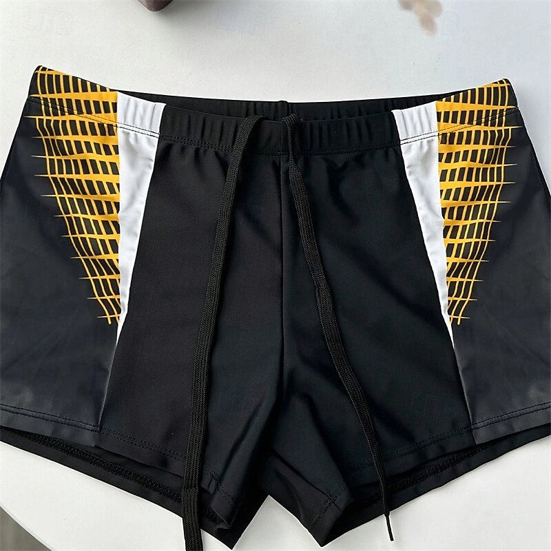 Homme Short de bain Short de Bain Natation Maillots de Bain Bas Natation Surf Plage Sports nautiques Mosaïque Eté Printemps de 2025 ? $12.99 –P4