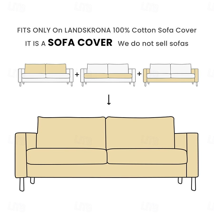 Housse de canapé 100% coton housses matelassées unies en coton de 2025 ? GBP £220 –P2
