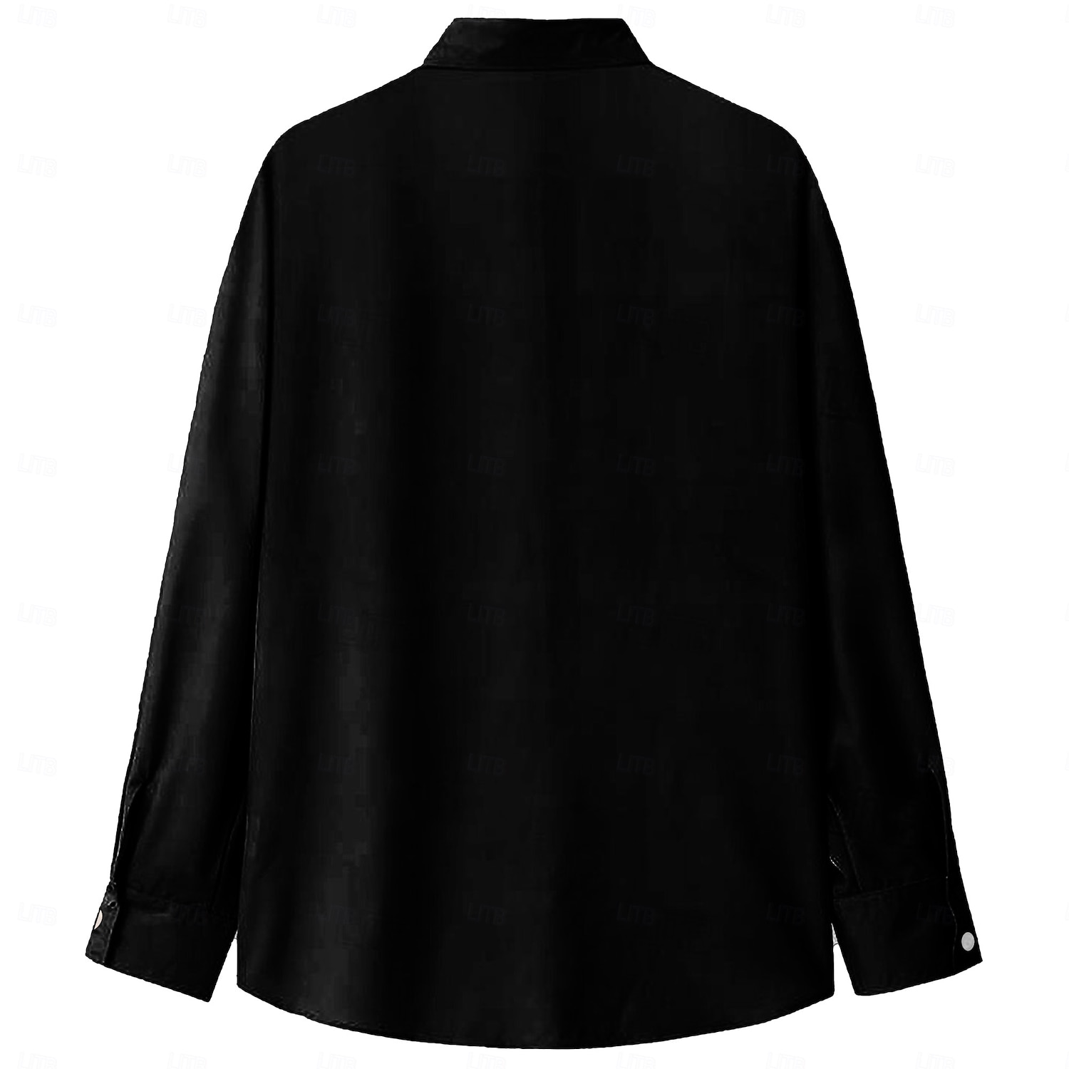 Per uomo Stella Camicia Western Manica Lunga Western Sport all'Aperto Primavera Autunno Collo ripiegato Cardigan con Bottoni Nero del 2025 a $28.99 –P2