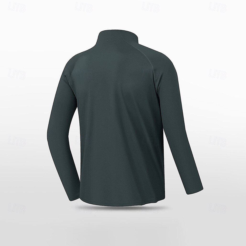 Męskie Bluza z zamkiem błyskawicznym Czarny Niebieski Jasnoszary Ciemnoszary Wysoki Równina Zamek Sport i turystyka Codzienny Sport Trening Obuwie sportowe Lato Wiosna Odzież Bluzy z kapturem Bluzy 2025 - $31.99 –P2