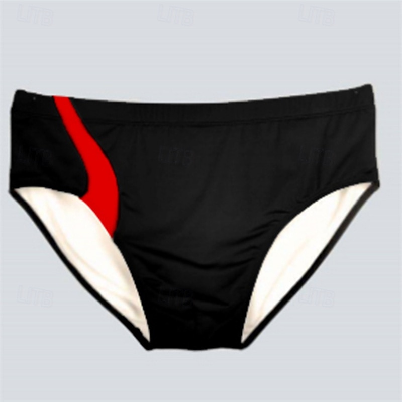 Hombre Bañador Natación Corto Bañadores Pantalones Retazos Secado rápido Cómodo Transpirable Bañadores Prendas de abajo Surf Playa Deportes acuáticos Verano 2026 - $11.49 –P4
