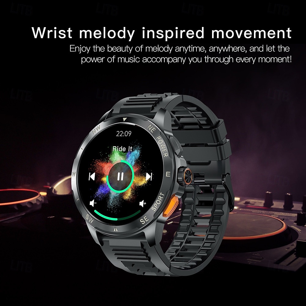 696 AK77 Smart Watch 1.43 inch Smart Band Fitness Bracelet Bluetooth Pedometer Call Reminder Sleep Tracker Compatible with Android iOS Women Men Hands-Free Calls Message Reminder Camera Control IP 67 2025 - $57.99 –P12