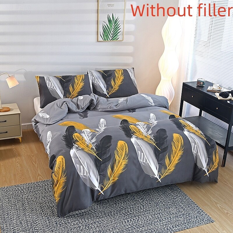 King Size Duvet Cover Set Simple Kingsize Bedding Bed Set Soft Brushed Microfiber with Zipper Closure Quilt Cover with 2 Pillowcases 2025 - $68.99 –P8