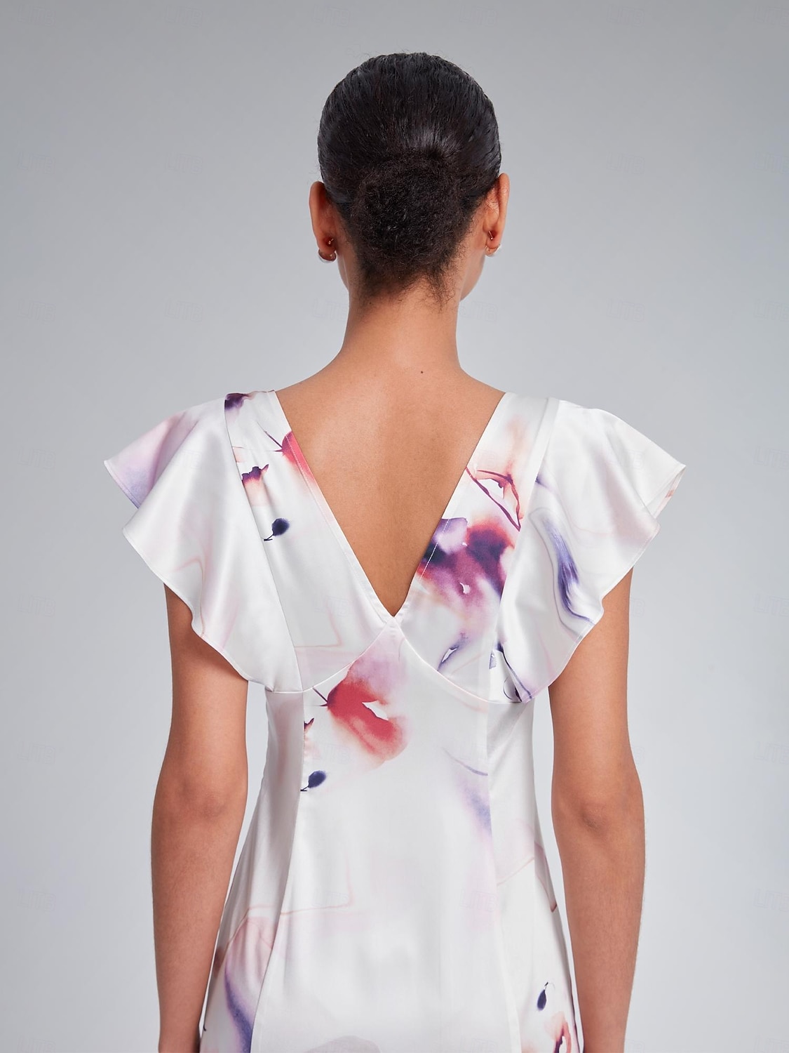 Flutter Sleeve Fitted Midi Dress 2025 - $71.99 –P5