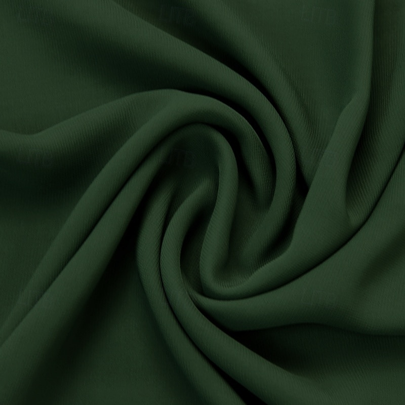Třpytkové krajkové zlaté A-line šaty matky nevěsty Elegantní vintage jednoduché výstřih do V podlahové délky svatební host šaty chiffon krajka s rukávem 3/4 s flitrovanou krajkou a nařasenými detaily 2025 - $134.99 –P2