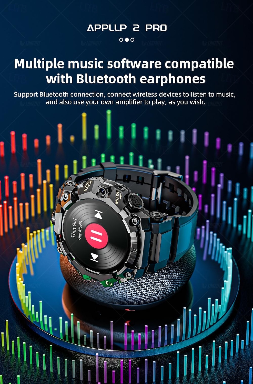 LOKMAT APPLLP 2 PRO Smart Watch 1.508 inch 4G LTE Cellular Smartwatch Phone 3G 4G Bluetooth Pedometer Call Reminder Heart Rate Monitor Compatible with Android iOS Women Men GPS Hands-Free Calls Media 2025 - $185.99 –P15