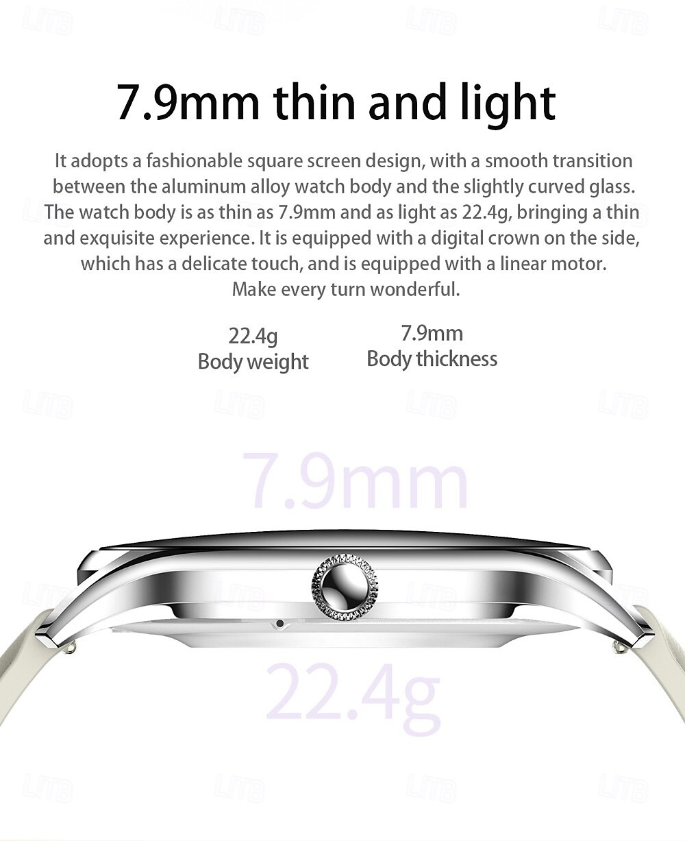 696 QS36 Reloj inteligente 1.43 pulgada Smartwatch Reloj elegante Bluetooth ECG + PPG Podómetro Recordatorio de Llamadas Compatible con Android iOS Mujer Hombre Impermeable Control de Medios 2025 - $55.99 –P4
