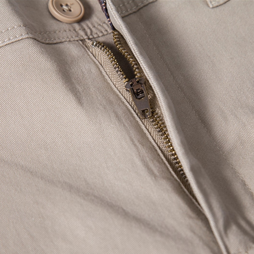 Per uomo Chinos Bottoni Tasca Tinta unica Traspirante Indossabile Lunghezza intera All'aperto Casuale Quotidiano Elegante Semplice Nero Giallo Micro-elastico del 2025 a $34.99 –P12