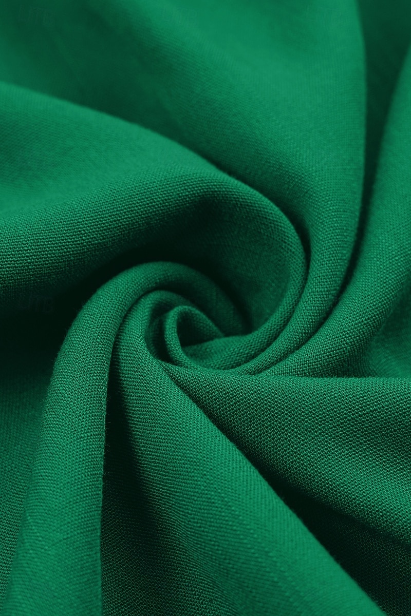 Per donna Vestito maxi Abito casual Abito linea A Abito sottoveste Moda Essenziale Informale Da mare Giornaliero Standard Liscio Senza maniche A V Giallo Verde Estate Primavera del 2025 a $33.99 –P14