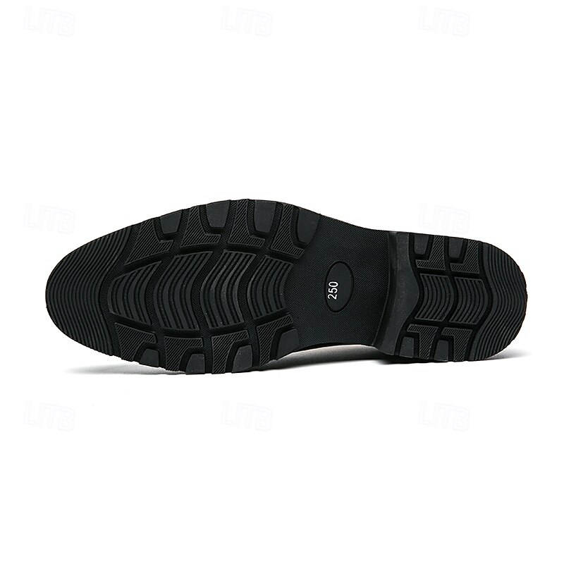chaussures richelieu en similicuir noir et beige pour hommes – chaussures habillées à lacets élégantes avec semelle confortable pour les occasions professionnelles et décontractées de 2025 ? $46.99 –P6