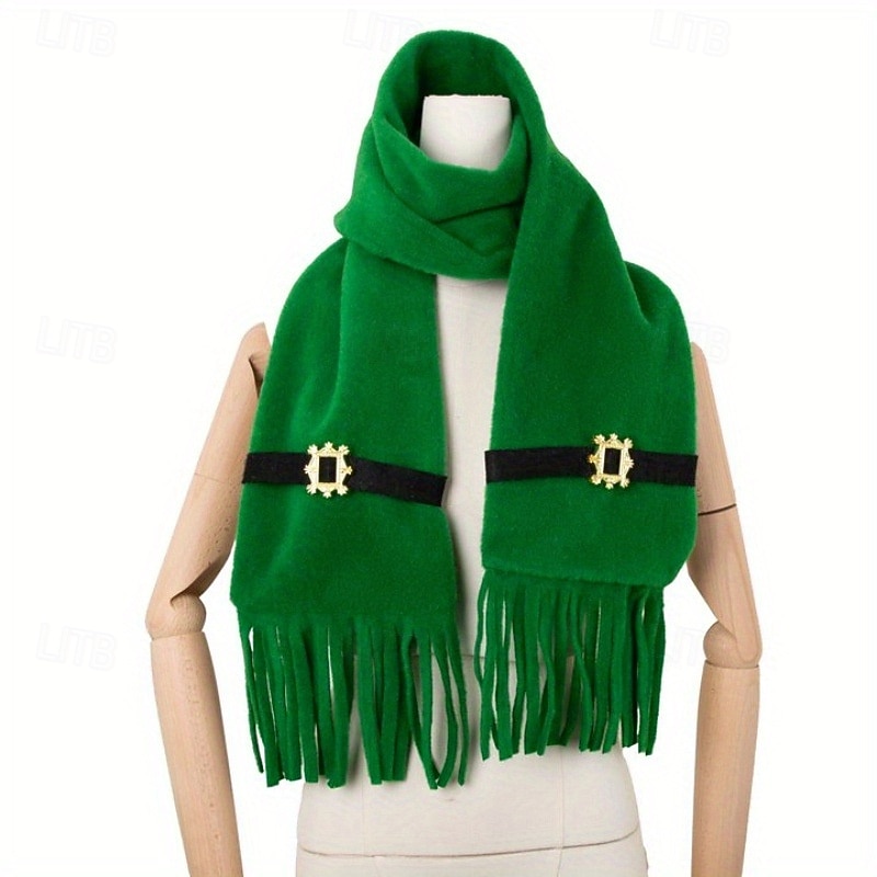 St. Patrick 2026 Scarf Clover Irish St. Patrick's Day Cosplay Adults' Men's Women's Halloween Carnival St. Patrick's Day Party Performance Stage Dress Up 2026 - $17.49 –P2