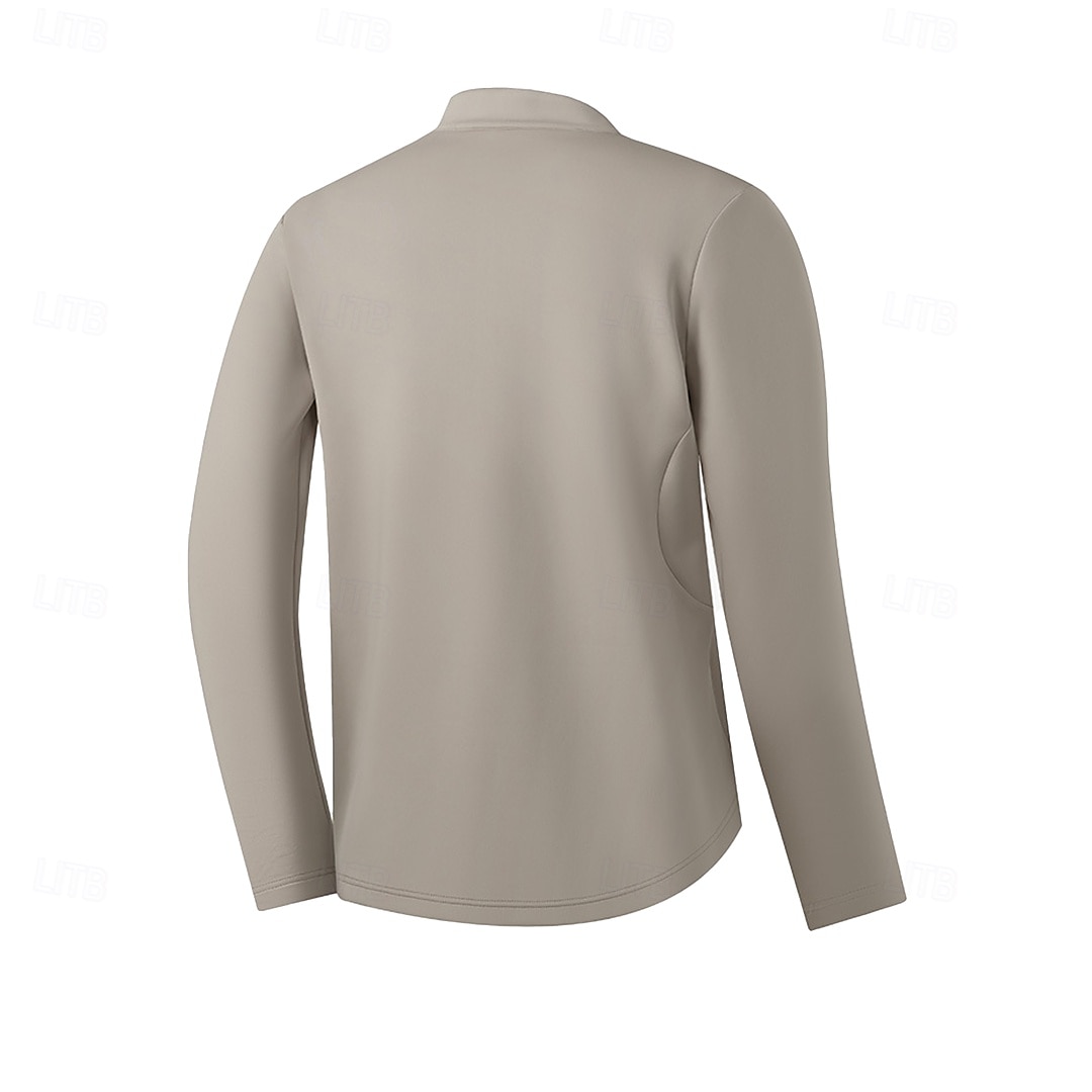 Per uomo Felpe con cappuccio e zip Felpa con zip corta Nero Verde chiaro Grigio scuro Beige Colletto Mao Semplice Cool Casual Atletico Abbigliamento Felpe con cappuccio Felpe Manica Lunga del 2025 a $31.99 –P5