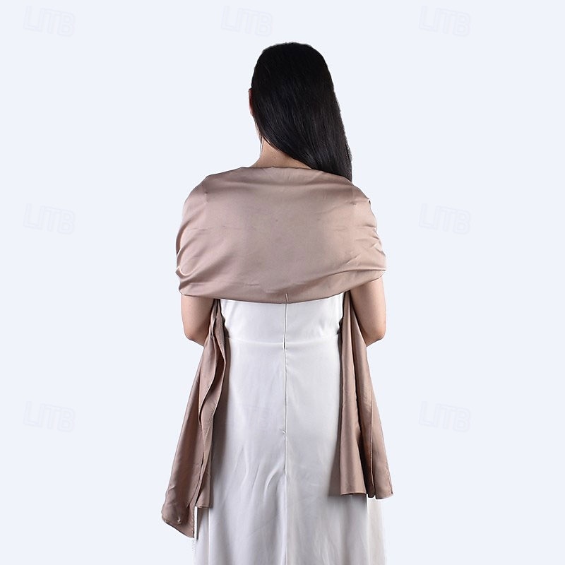 csillogó fémes pashmina kendő sál esti parti menyasszonyi esküvői hivatalos ruhákhoz 2025 - $15.49 –P17