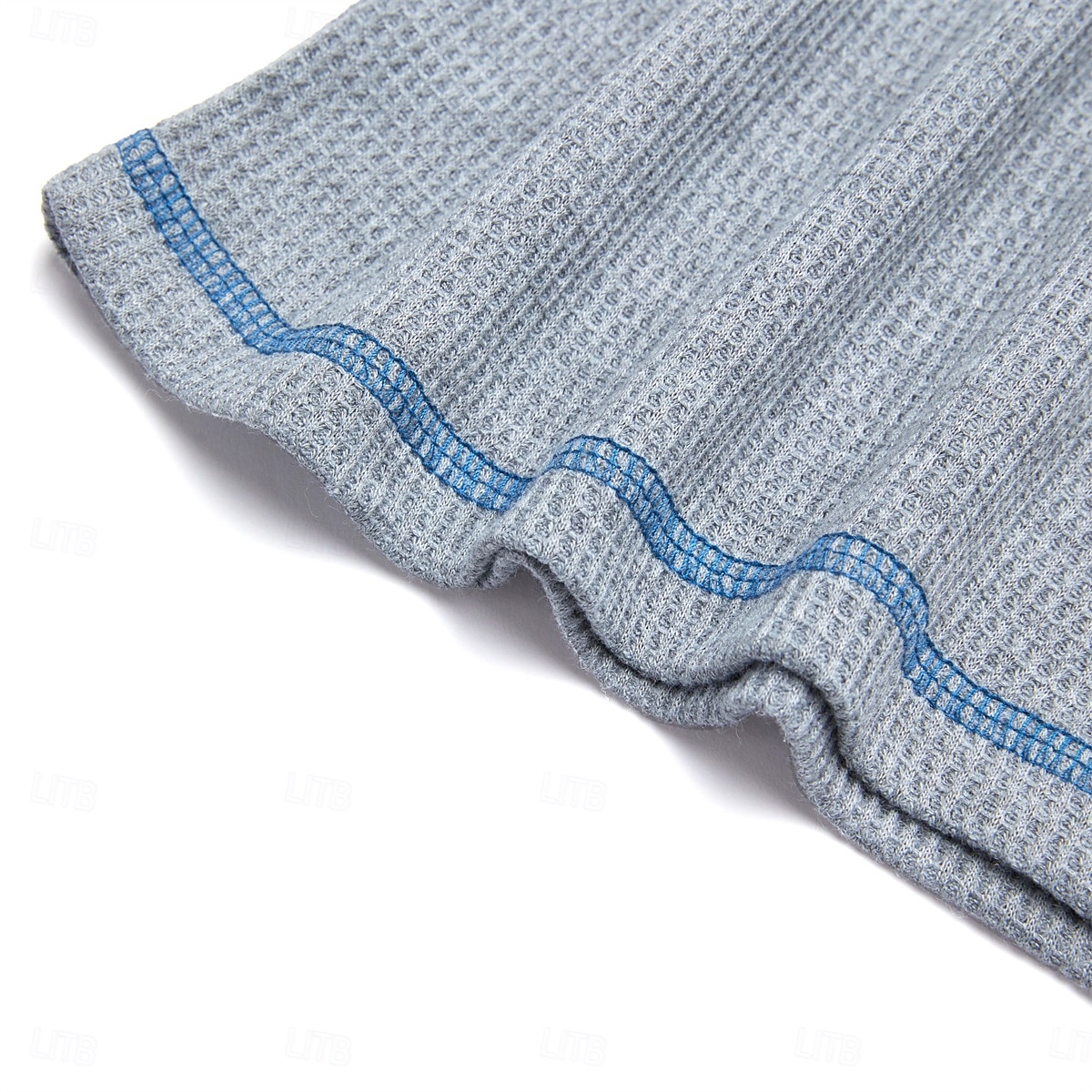 Men's Waffle Henley Shirt Tee Plaid Checkered Henley Outdoor Casual Short Sleeve Button Clothing Apparel Polyester Fashion Designer Comfortable 2025 - $20.99 –P5