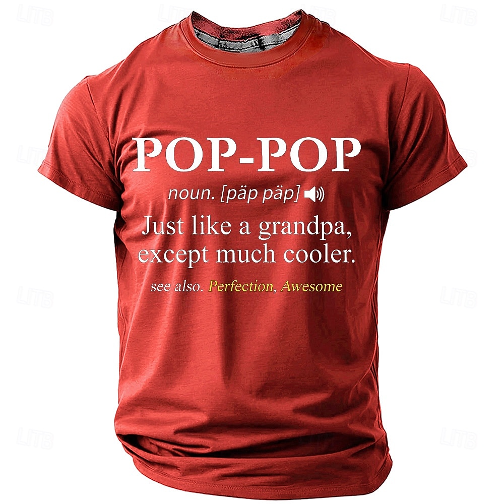Męskie Śmieszne Podkoszulek Krótki rękaw Podkoszulek Druk 3D Półgolf Koszula Moda Codzienny Ulica Codzienny Czarny Czerwony Niebieski Lato Wiosna Odzież S M L XL XXL XXXL 2025 - $17.99 –P6