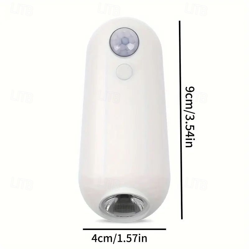 led smart bevegelsessensor nattlys 8 farger usb oppladbart toalettsetelys for hjemme soverom gang wc belysning dekorasjon 1/2 stk 2025 - $19.49 –P1