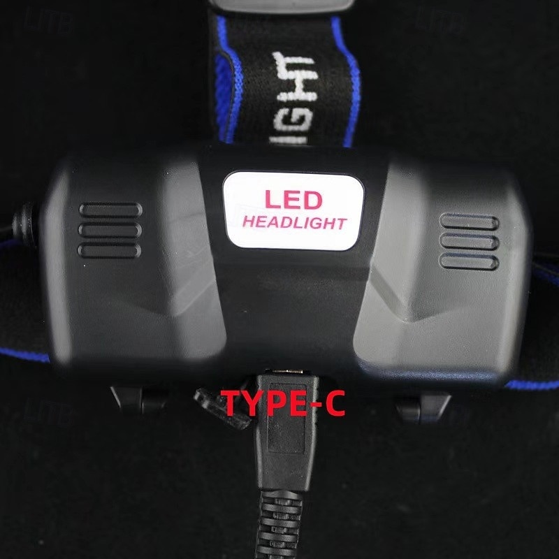 lampada frontale per apicoltura da pesca all'aperto ad alta potenza, lampada frontale a luce nera viola UV, potente lampada montata sulla testa per campeggio all'aperto, escursionismo del 2025 a $22.99 –P4