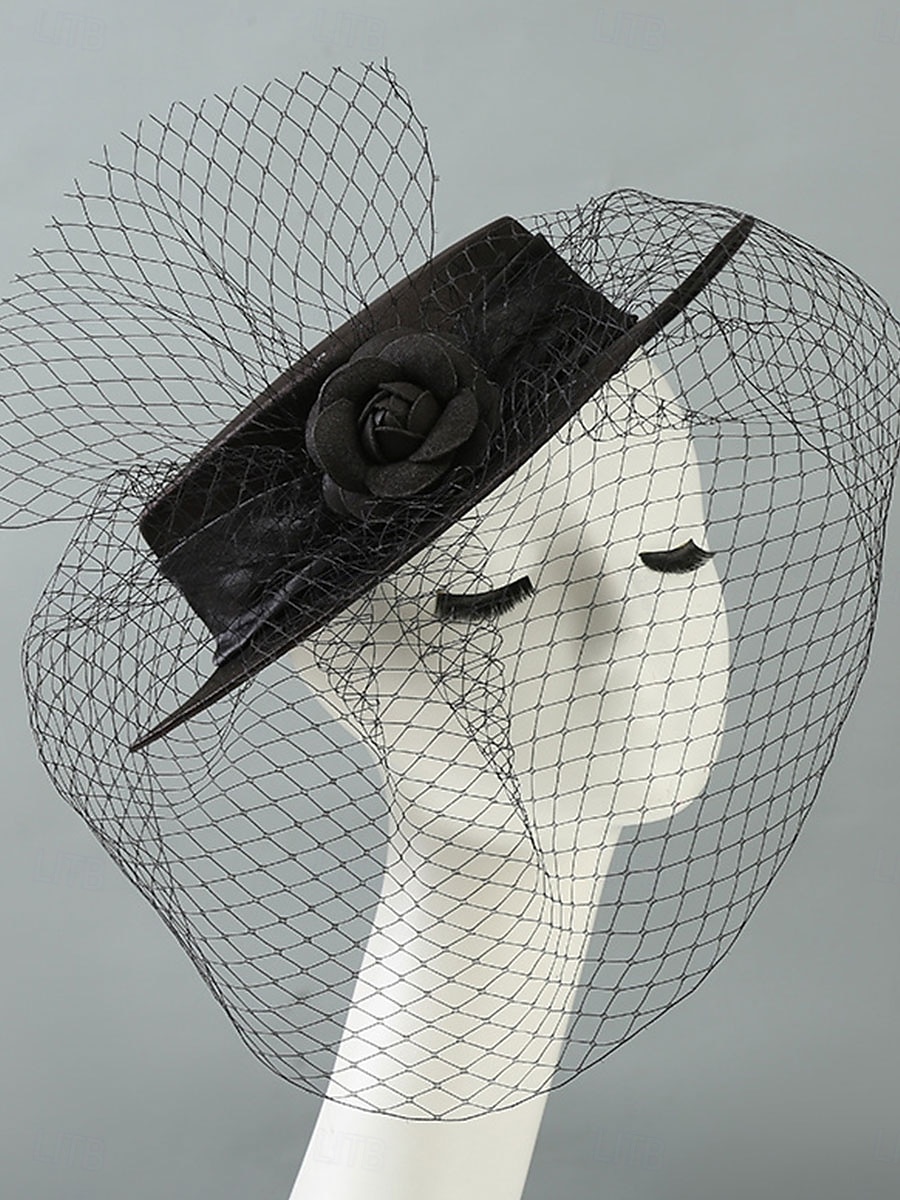 Headdress Sinamay Veil Hat Wedding Elegant Vintage Cute With Cap Headpiece Headwear Fascinators Race Day Dress 2026 - $28.99 –P8