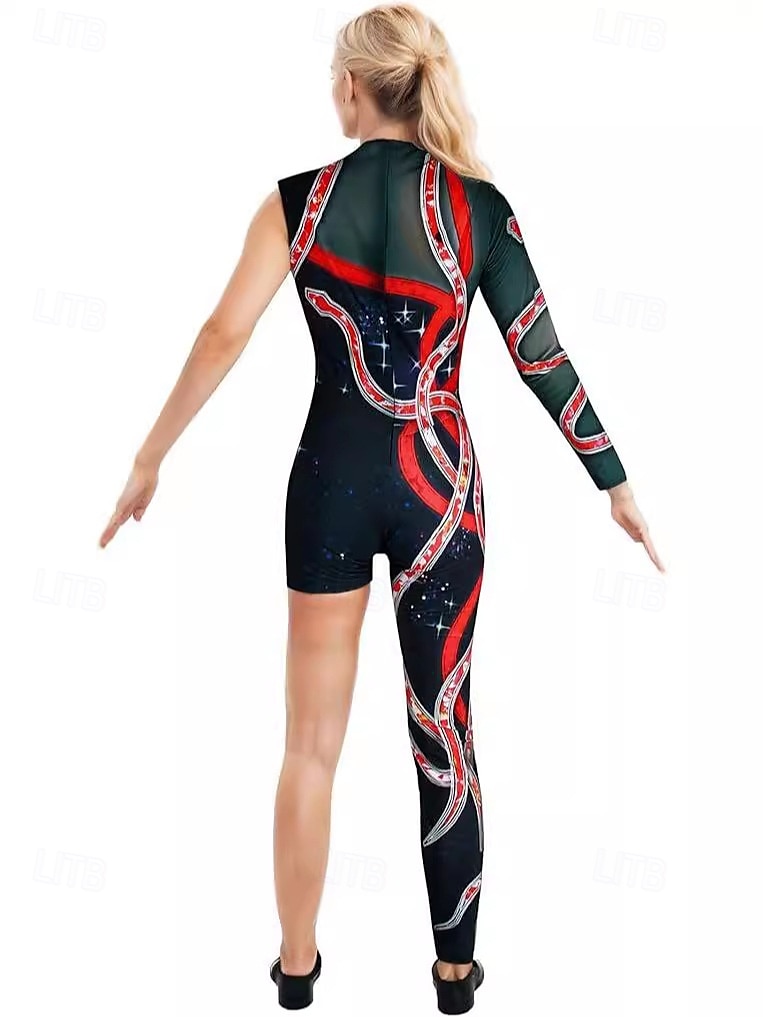 Taylor Halloween Kombinezon ze skóry Body Strój karnawałowy Cosplay Dla dorosłych Damskie Karnawał Mardi Gras Karnawał Spektakl Koncert Łatwe kostiumy na Halloween Wystroić 2025 - $32.99 –P3