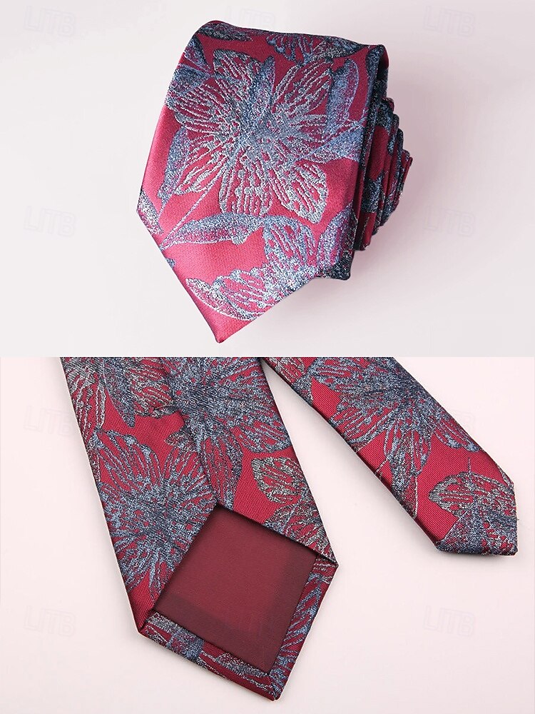 gravatas masculinas vintage com estampa floral e paisley – conjunto elegante de gravatas de seda para casamentos, eventos formais e roupas de escritório de 2025 por $11.99 –P2