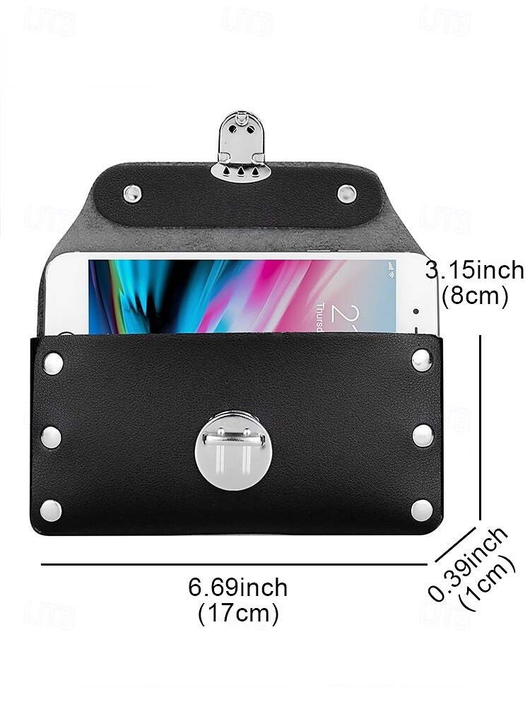 Men's Faux Leather Belted Mobile Waist Bag with Secure Lock Closure – Stylish, Adjustable, and Ideal for Casual Outings and Everyday Use Earth Yellow Black Coffee 2025 - $9.99 –P6