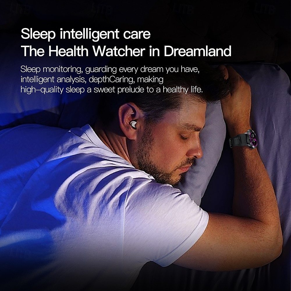 696 AK77 Smart Watch 1.43 inch Smart Band Fitness Bracelet Bluetooth Pedometer Call Reminder Sleep Tracker Compatible with Android iOS Women Men Hands-Free Calls Message Reminder Camera Control IP 67 2025 - $57.99 –P6