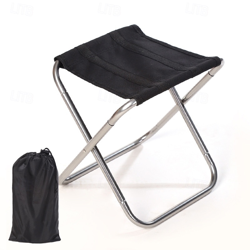 Sgabello pieghevole in alluminio all'aperto sgabello collassabile mini sedia pieghevole per pesca spiaggia picnic e campeggio sedia pieghevole portatile del 2025 a $18.99 –P3