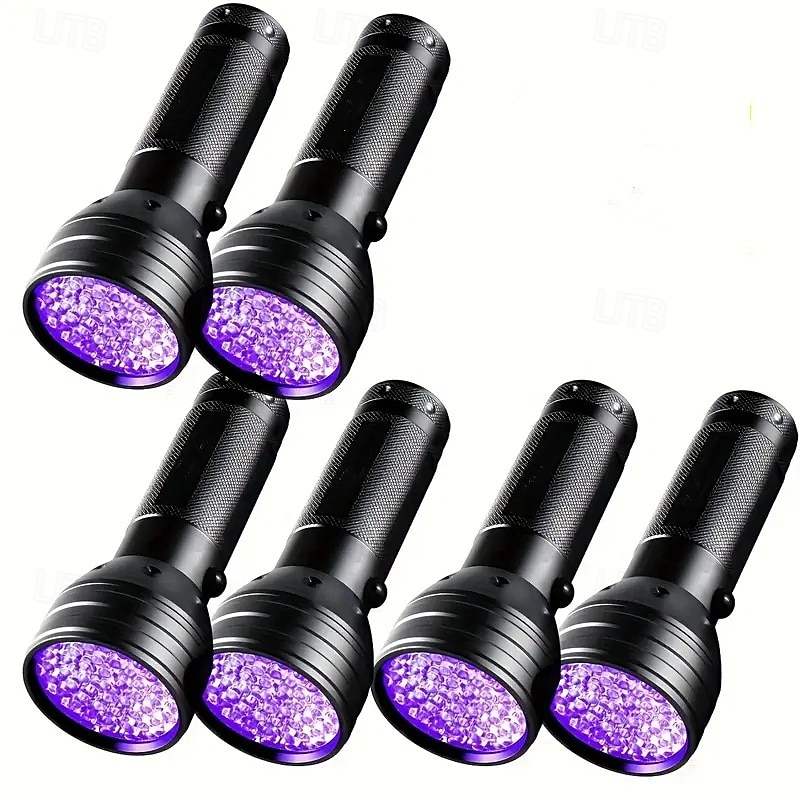 51 LED UV Flashlight - 395nm Black Light for Dog Urine, Pet Stains & Bed Bug Detection (Batteries Not Included) 2025 - $21.99 –P6