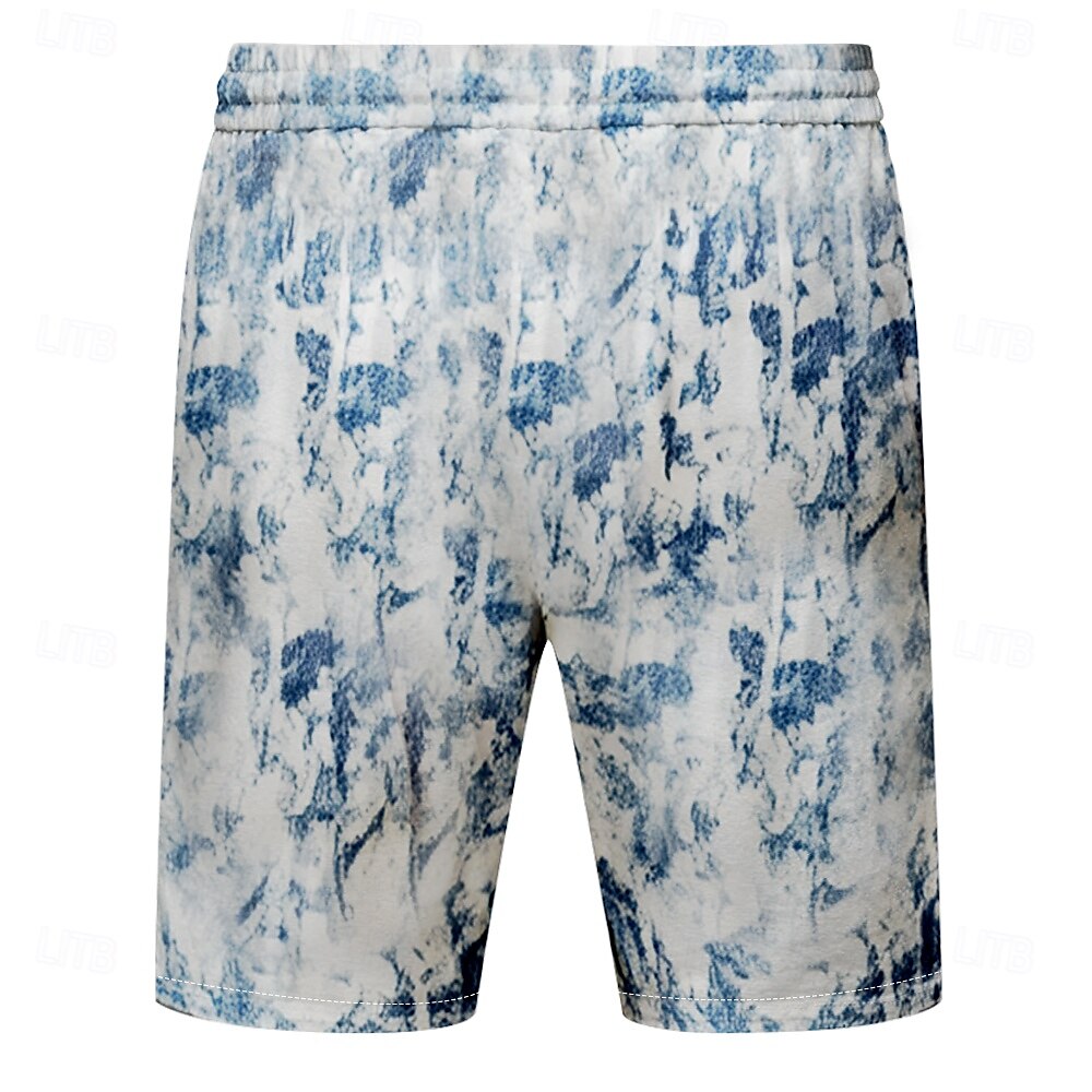 Męskie Wzór tie-dye Motyw morski Kotwica Bokserki kąpielowe Szorty kąpielowe Spodenki surfingowe Średni Talia Moda miejska Hawajskie Codzienny Święto Streetwear Kieszeń Ściągana na sznurek Elastyczny 2025 - $19.99 –P2