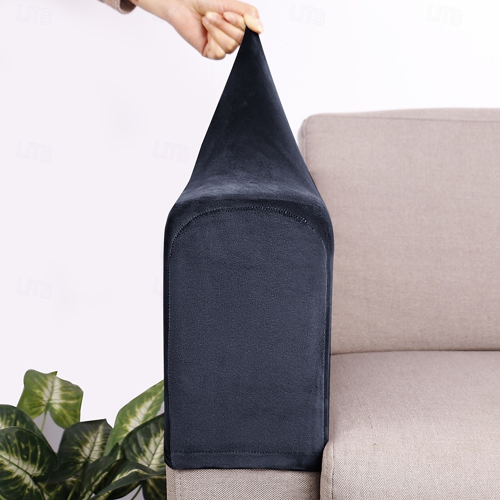 2 Stück Stretch-Stoff Sofa-Armlehnenbezüge Sessel-Armlehnenbezüge Fleckenabweisender waschbarer Möbelschutz 2025 - $12.49 –P9