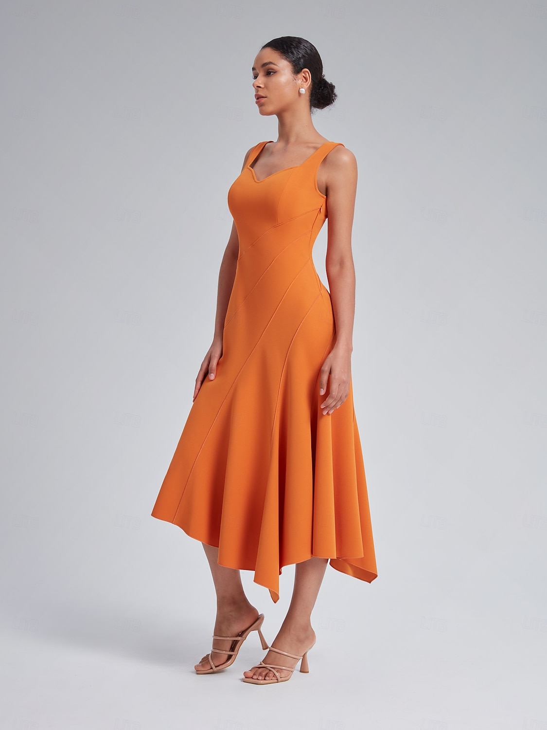Asymmetric Sweetheart Neckline Dress 2025 - $30.99 –P15