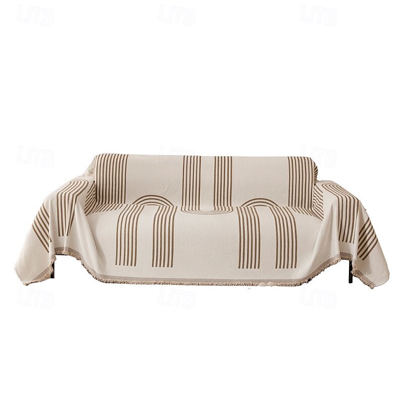 copridivano in ciniglia bifacciale, copridivano in ciniglia reversibile, copridivano, asciugamano per divano, coperta con nappe, copridivano antigraffio per gatti del 2025 a $19.99 –P4