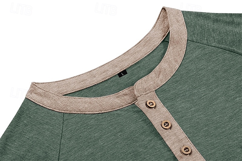 Hombre Camiseta con botones Camiseta Henley Shirt Camisa manga corta Manga Corta Henley Verano Bloque de color Color sólido/liso Moda Design Moda Vacaciones Calle Noche Azul marinero Negro Blanco 2025 - $26.99 –P1