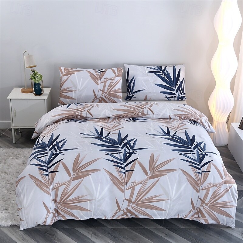 King Size Duvet Cover Set Simple Kingsize Bedding Bed Set Soft Brushed Microfiber with Zipper Closure Quilt Cover with 2 Pillowcases 2025 - $68.99 –P15