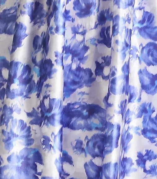 A-line Abito da Sera Abito Ad Alta Fessura Matrimonio in Spiaggia Formale Ospite di Matrimonio Lunghezza Piena Maniche Lunghe Scollo a V Cintura  Nastro Satin con Stampa Floreale Fessura Abito Derby del 2025 a $181.99 –P3