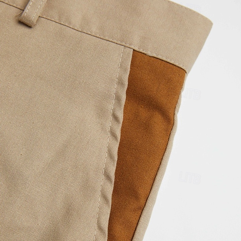 Pánské Šortky s kapsami Lněné šortky Letní šortky Plážové šortky Knoflíky Multi kapsa Barevné bloky Pohodlné Prodyšné Délka kolen Ležérní Denní Dovolená Módní Retro Trávová zelená Khaki 2026 - $26.99 –P11