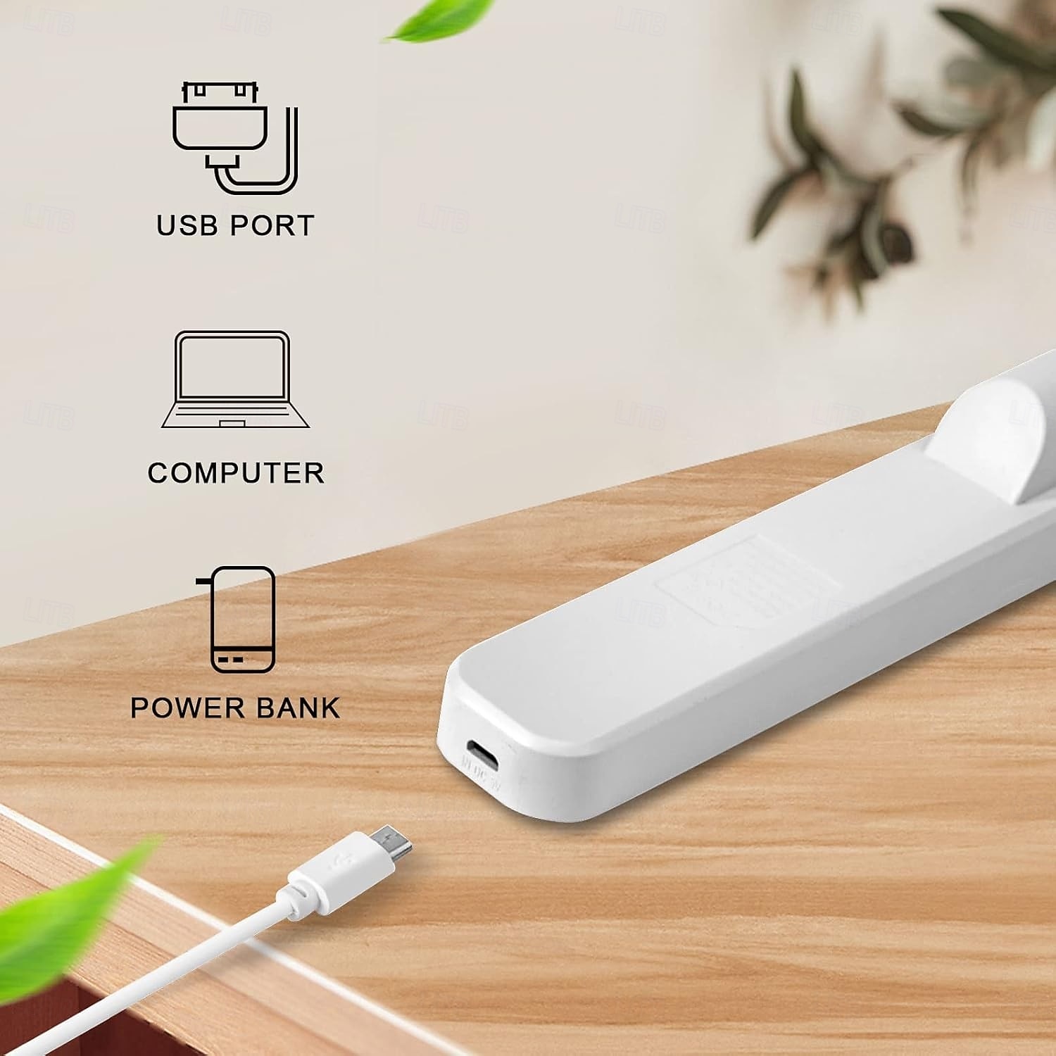 Remote Control LED Desk Light Bar - Rechargeable Magnetic Light with Adjustable 3000K-6000K for Shelf, Bedroom & Dorm 2025 - $19.49 –P6