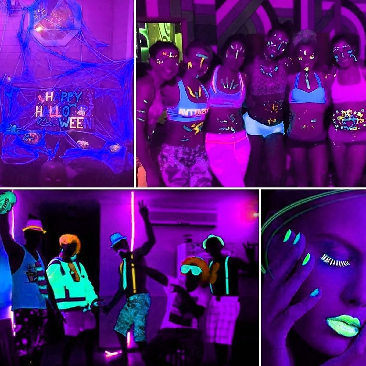 5V USB Black Light, UV Purple Light Flashlight Worklight with Stage Atmosphere Light Source Party  Lights Indoor for Home Living 1pc 2025 - $16.49 –P6