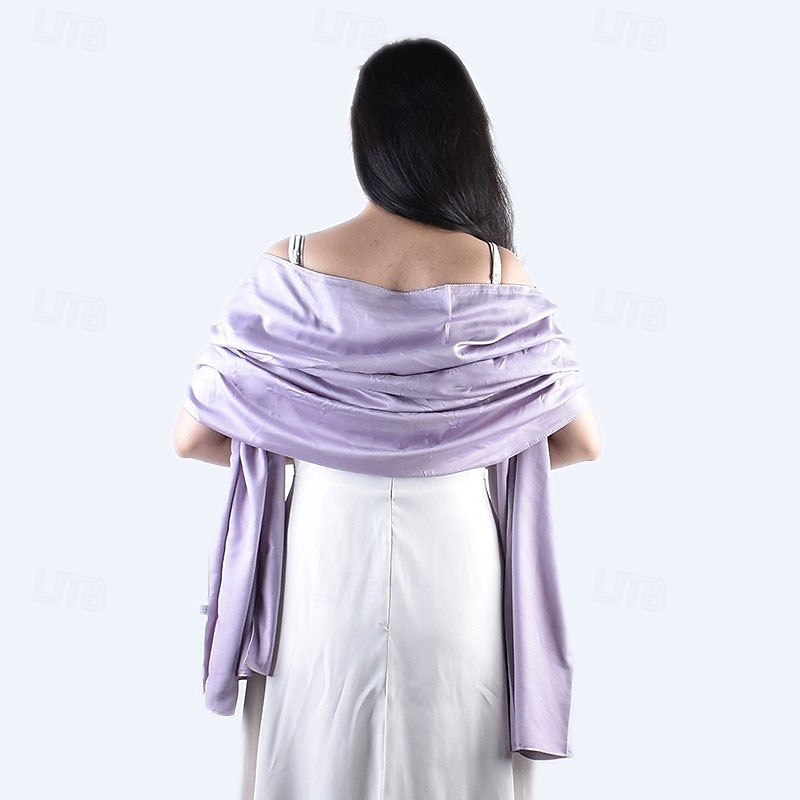 csillogó fémes pashmina kendő sál esti parti menyasszonyi esküvői hivatalos ruhákhoz 2025 - $15.49 –P12